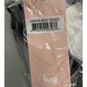 Lug Midnight Black Quilted Convertible Tote - Unisex Essential Carryall